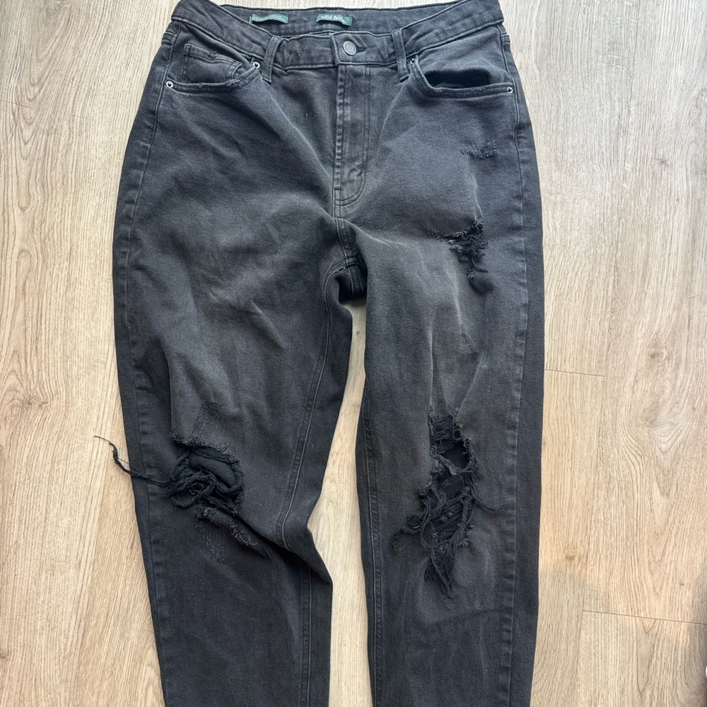 Wild Fable Black Distressed Jeans